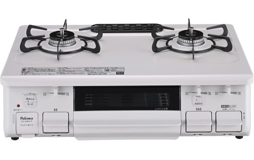 新品未開封 パロマ ガステーブル  都市ガス(13A)用 左強火力 水なし片面焼き