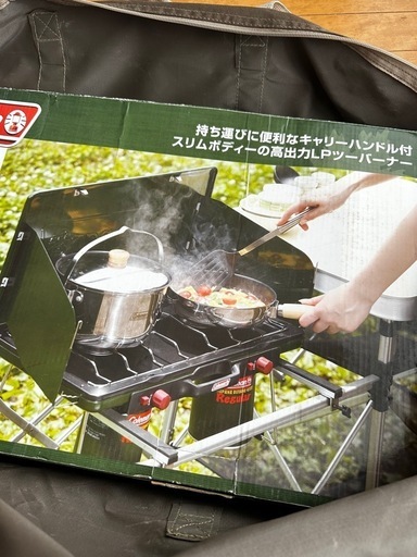 キャンプ用品【ツーバーナー、扇風機】