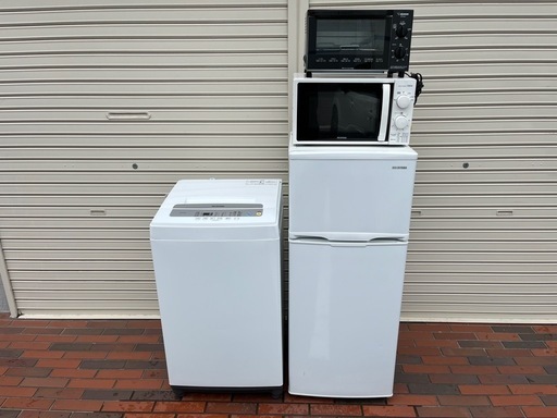 ★2021年製★家電一式 アイリスオーヤマ 象印 冷蔵庫/洗濯機/電子レンジ/オーブントースター