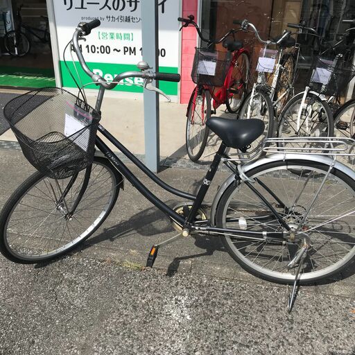 ★ジモティ割あり★  軽快車 26インチ ブラック クリーニング済み KJ5789