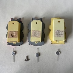 MI-KEN ミケン ゼンマイ 掛時計 3体セット ゾウ 2体 アヒル 1体 ネジ巻き