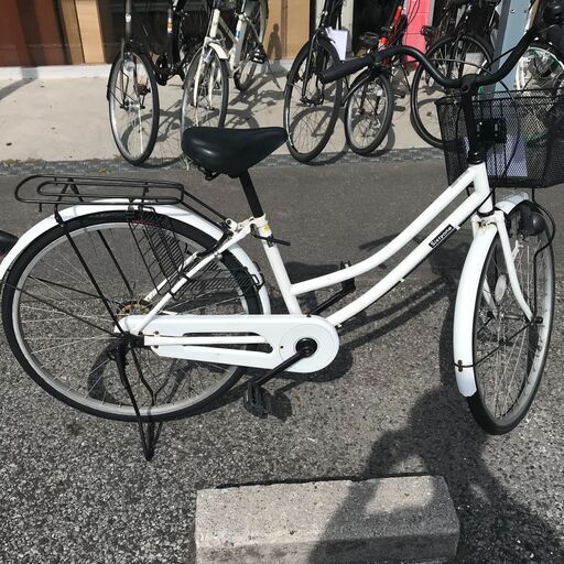 ★ジモティ割あり★  軽快車 26インチ ホワイト クリーニング済み KJ5792