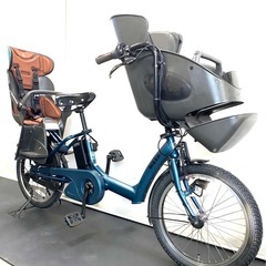 12】電動自転車 ブリヂストン bikke ブルー 20インチ