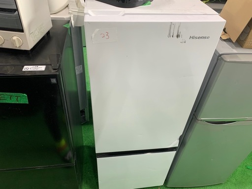 早い者勝ち大セール‼️‼️＋ご来店時、ガンお値引き‼️ Hisense　2023年製 162L  2ドア冷蔵庫