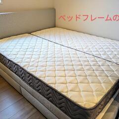 IKEA】クイーンサイズベッド(下部収納付き)※ベッドフレームのみ