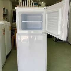 【リサイクルショップ　ピカソ　小松原】ハイアール Haier 121L 2ドア 右開き 直冷式 冷蔵庫 2017年製 JR-N121A★8356★