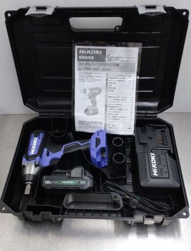 中古美品 HiKOKI ハイコーキ １８Ｖコードレスインパクトレンチ FWR18DF(BG) 12.7sq