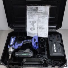 中古美品 HiKOKI ハイコーキ １８Ｖコードレスインパクトレンチ FWR18DF(BG) 12.7sq