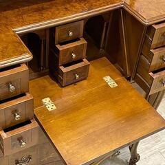 【 全国発送可能！】西洋クラシック様式 美しい象嵌細工と寄木細工のライティングビューロー♪