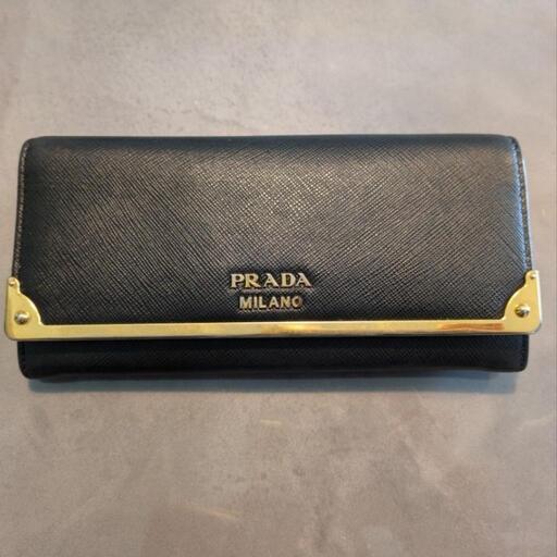 青山店購入　PRADA プラダ　長財布　パスケース　サフィアーノ