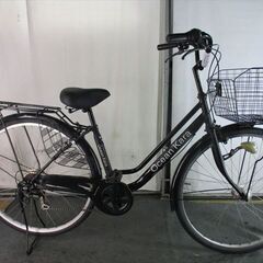 D578 ☆限定特価☆ 中古自転車 【27インチ ママチャリ 黒 LEDオート