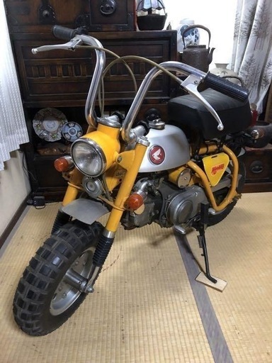 ホンダモンキー　　Ｚ50 Ａ型　両手ブレーキ　未登録車　販売証明書付き\n