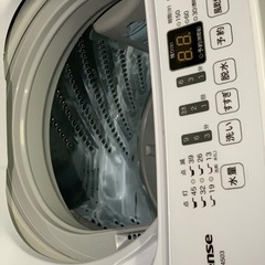 ⭐️🚗³₃✨️お届け設置無料(⛩✨️京都限定特別価格❣️⛩)❣️🌀洗濯機🌀Hisense  4.5kg 2021年製❣️