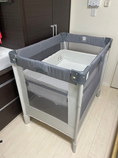 Aprica ベビーベッドココネルエアー AB 0か月〜2歳頃までミニコンパクト