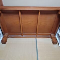 【美品】高級座卓テーブル　桜の木使用