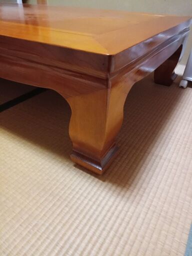 美品】高級座卓テーブル 桜の木使用 - 座卓、ローテーブル 