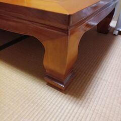 【美品】高級座卓テーブル　桜の木使用