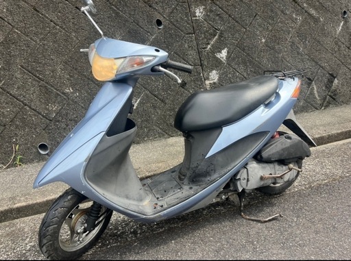 【売約済】実働 BT新品 スズキ CA44A アドレスV50 4スト原付 インジェクションバイク スクーター ライトブルー