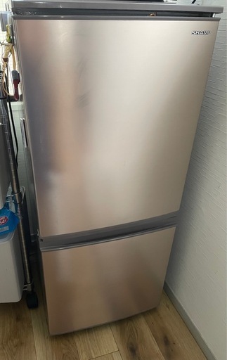 SHARP 冷凍冷蔵庫137ℓ （SJ-D14E-N）2ドア 2019年製