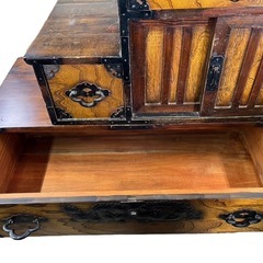 NO.1639 【傷多め】 仙台箪笥 仙臺箪笥 階段箪笥 和箪笥 民芸家具 両面箪笥 6段 中古 