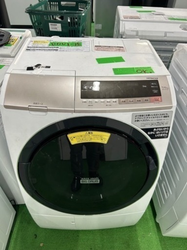 早い者勝ち大セール‼️‼️＋ご来店時、ガン×2お値引き‼️HITACHI(日立) 2018年製 11.0kg/6.0kg ドラム式洗濯乾燥機