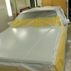 レンタル板金塗装ブースを利用してご自身で板金塗装してみませんか？さっそく作業して頂きました！