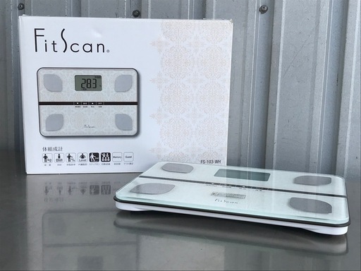 E486◇美品！タニタ◇体組成計◇フィットスキャン◇体重計◇自動認識機能付き◇最大計量150kg◇FS-103