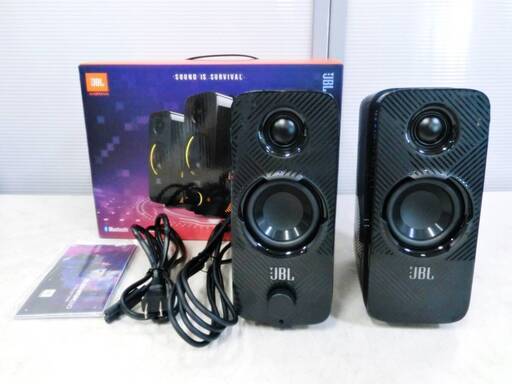 JBL　QUANTUM DUO　ゲーミングスピーカー 動作良好 USB 3.5mm 接続/Bluetooth/ワイヤレス スピーカー/サラウンド/ライティング