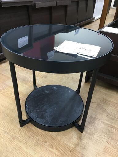 ★ジモティ割あり★ IKEA　イケア コーヒーテーブル ブラック　黒 W49×D49×H45 クリーニング済み SJ6338
