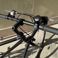 美品　黒クロスバイク　自転車