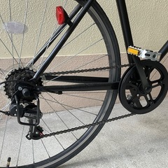 美品　黒クロスバイク　自転車