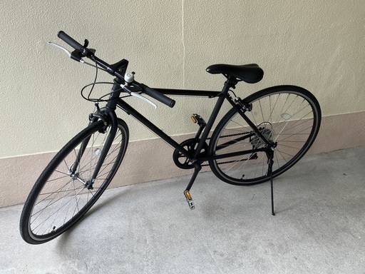 美品　黒クロスバイク　自転車