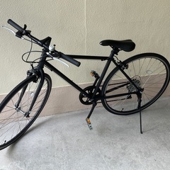 美品　黒クロスバイク　自転車