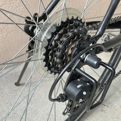 美品　黒クロスバイク　自転車