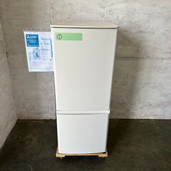 【MITSUBISHI】 三菱 2ドア 冷凍冷蔵庫  容量146L 冷蔵100L 冷凍46L MR-P15H-W 2023年製 ① Y0146
