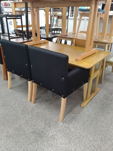 「ジモティー見た」で5％OFF！【２人掛けダイニングセット】２人掛けダイニングセット　コスパクリエーション :ナチュラル