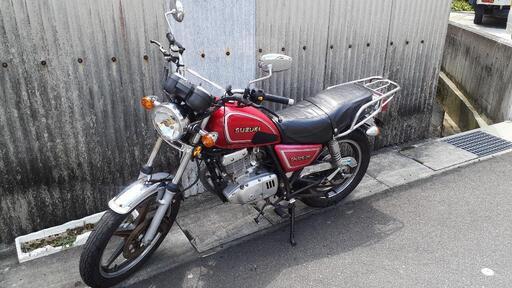スズキ　GN125 2F 実働、吹け上がり良好、書類付　LEDヘッドライト、USB充電