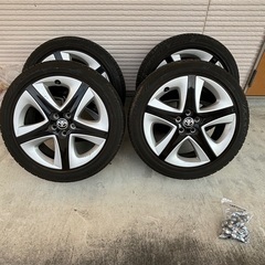 50プリウス前期 純正17インチホイール、タイヤ、ナット