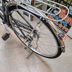 ★店頭にて試乗可★ J7355　シティサイクル GAKUCHARI　3段変速　オートライト ２７インチ グレー　 クリーニング、簡易メンテナンス済み　【リユースのサカイ柏店】