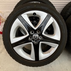 50プリウス前期　純正17インチホイール、タイヤ、ナット