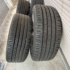 50プリウス前期　純正17インチホイール、タイヤ、ナット