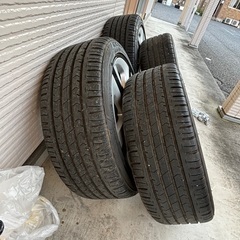 50プリウス前期　純正17インチホイール、タイヤ、ナット