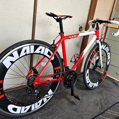 CANOVER.NAIADクロスバイク、SHIMANO21段変速、エアロホイール