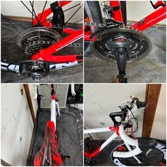 CANOVER.NAIADクロスバイク、SHIMANO21段変速、エアロホイール