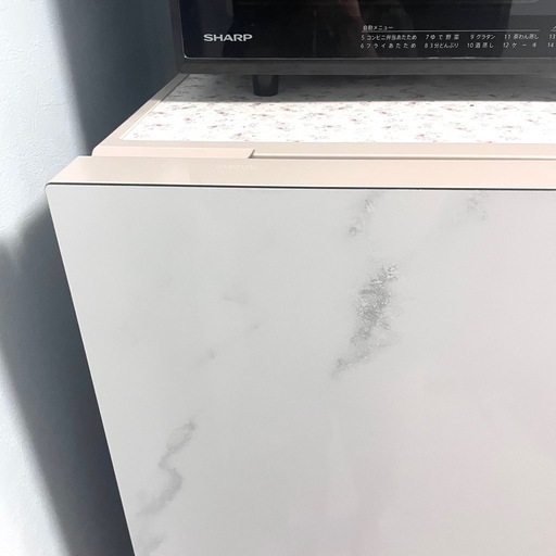 冷蔵庫 TWINBIRD 大理石 2018年製 可愛い おしゃれ 一人暮らし - 冷蔵庫 