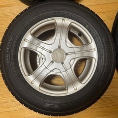 ホイールセット　165/70r13 79sブリヂストンNEWNO