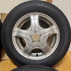 ホイールセット　165/70r13 79sブリヂストンNEWNO