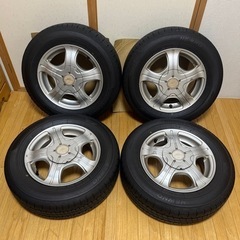 ホイールセット　165/70r13 79sブリヂストンNEWNO