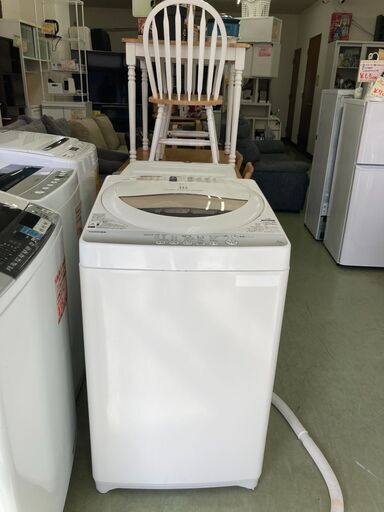 【リサイクルショップ　ピカソ　小松原】★分解洗浄済み★東芝 TOSHIBA 5.0kg 全自動洗濯機 グランホワイト 2014年製 AW-5G2★9384★