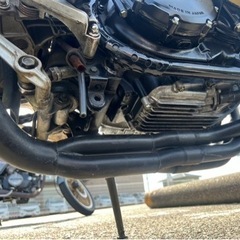 cbx400fマフラー　ガニ武者